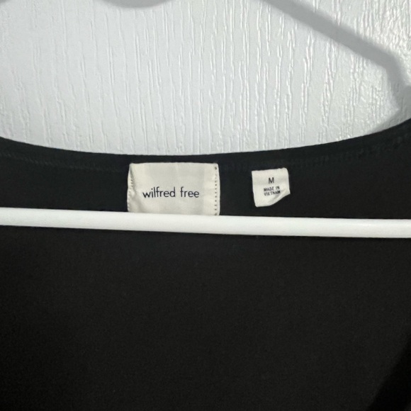 Wilfred Black Scoop-Neck Long-Sleeve Jumpsuit - Picture 2 of 3